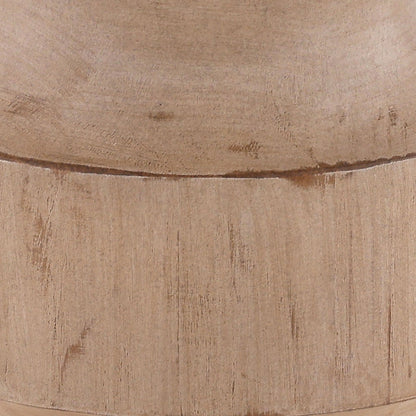 Light Warm Wash Reclaimed Pine Wood Table 22 in Wide