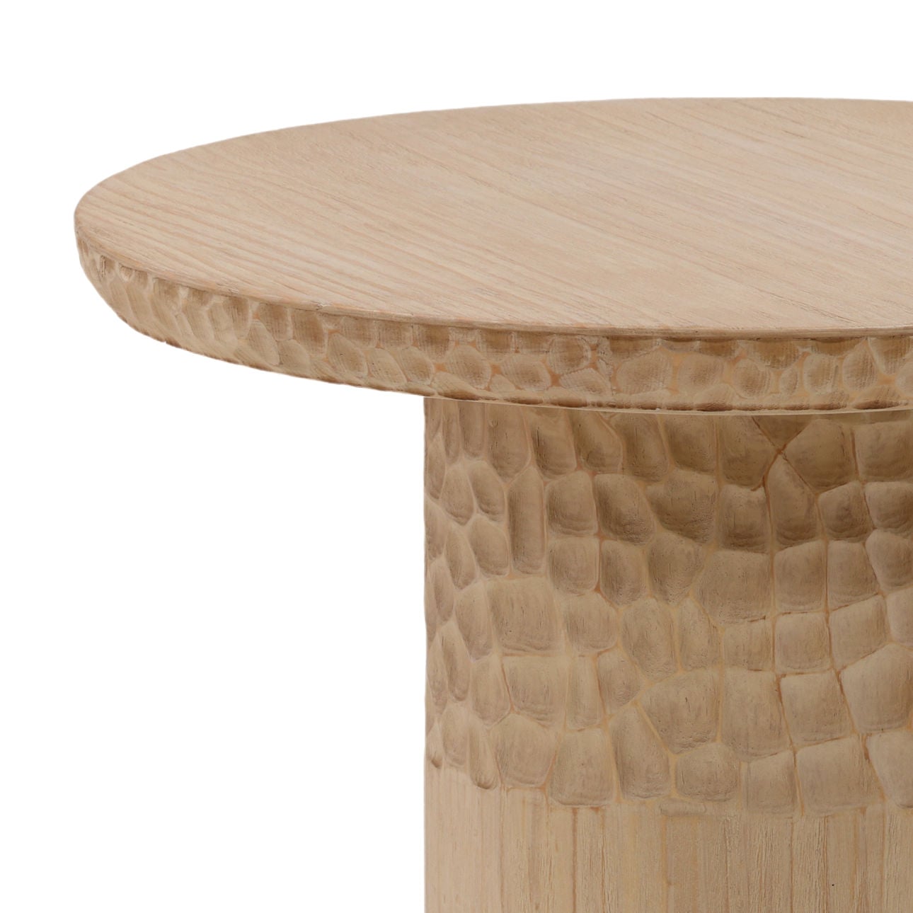 Light Natural Reclaimed Pine Wood Table 24 in Wide
