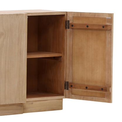 Light Natural Reclaimed Pine Wood Sideboard 109 in Wide