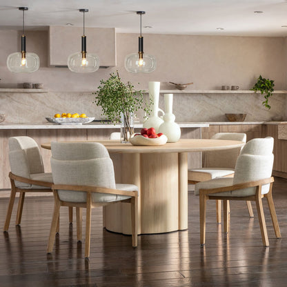 Light Natural Reclaimed Pine Wood Table 72 in Wide