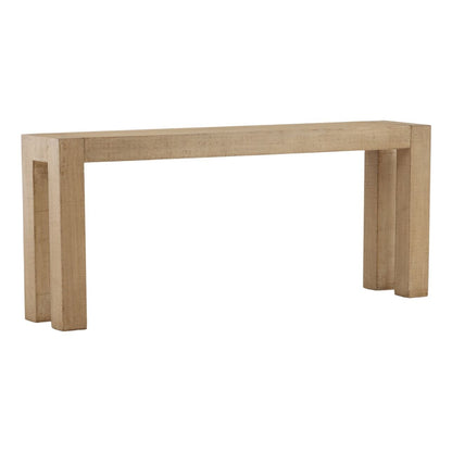 Light Warm Wash Reclaimed Pine Wood Table 71 in Wide