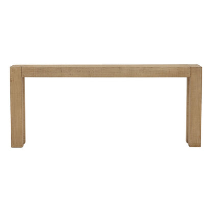Light Warm Wash Reclaimed Pine Wood Table 71 in Wide