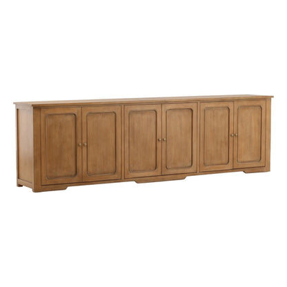 Brown Reclaimed Pine Wood Sideboard 109 in Wide