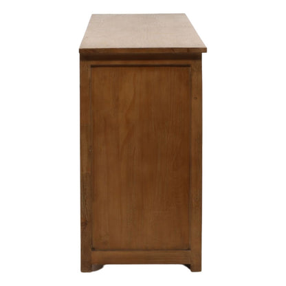 Brown Reclaimed Pine Wood Sideboard 109 in Wide