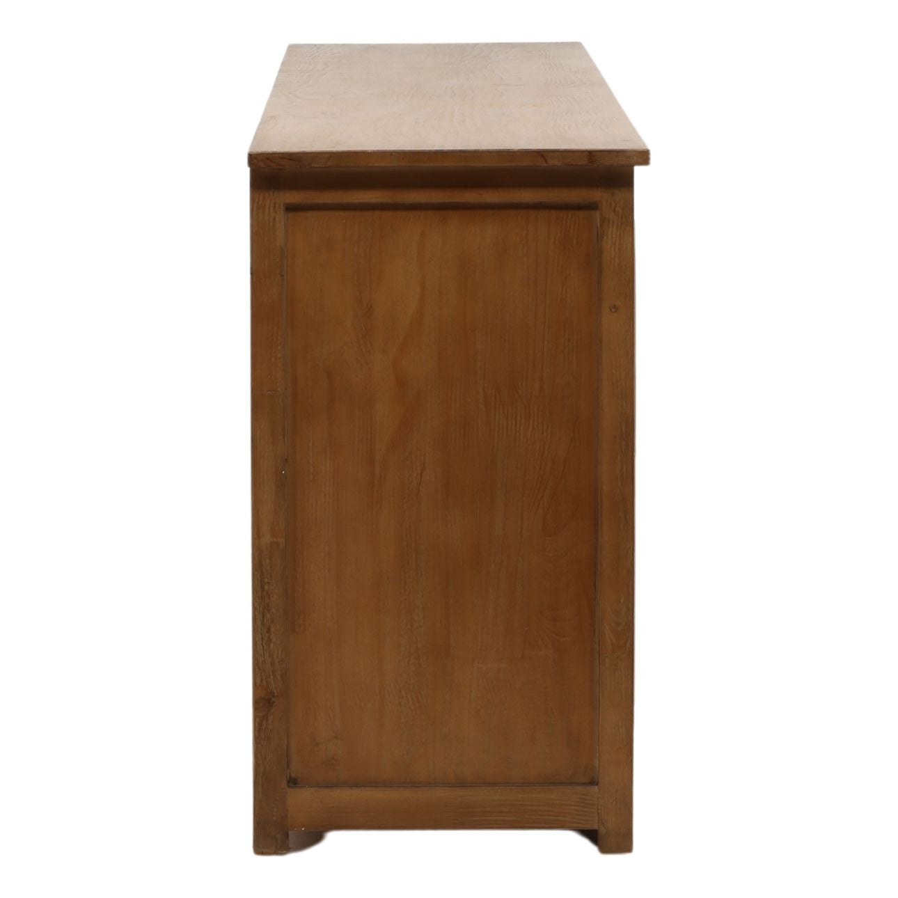 Brown Reclaimed Pine Wood Sideboard 109 in Wide