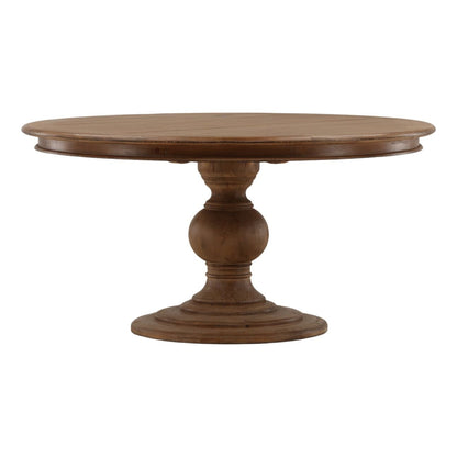 Brown Reclaimed Pine Wood Table 60 in Wide