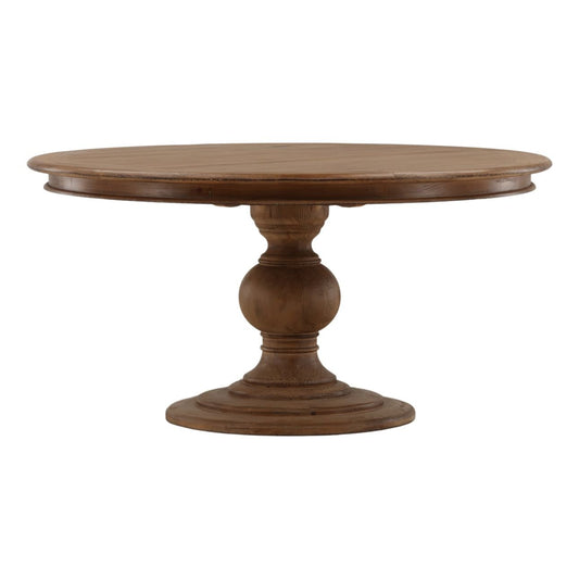 Brown Reclaimed Pine Wood Table 60 in Wide
