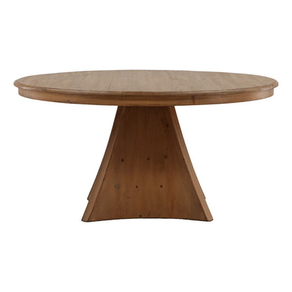 Brown Wash Reclaimed Pine Wood Table 60 in Wide