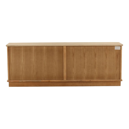 Light Natural Reclaimed Pine Wood Sideboard 86.5 in Wide
