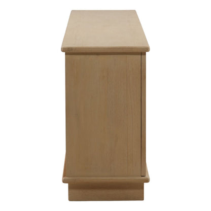Light Natural Reclaimed Pine Wood Sideboard 86.5 in Wide