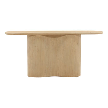 Light Natural Reclaimed Pine Wood Table 66 in Wide