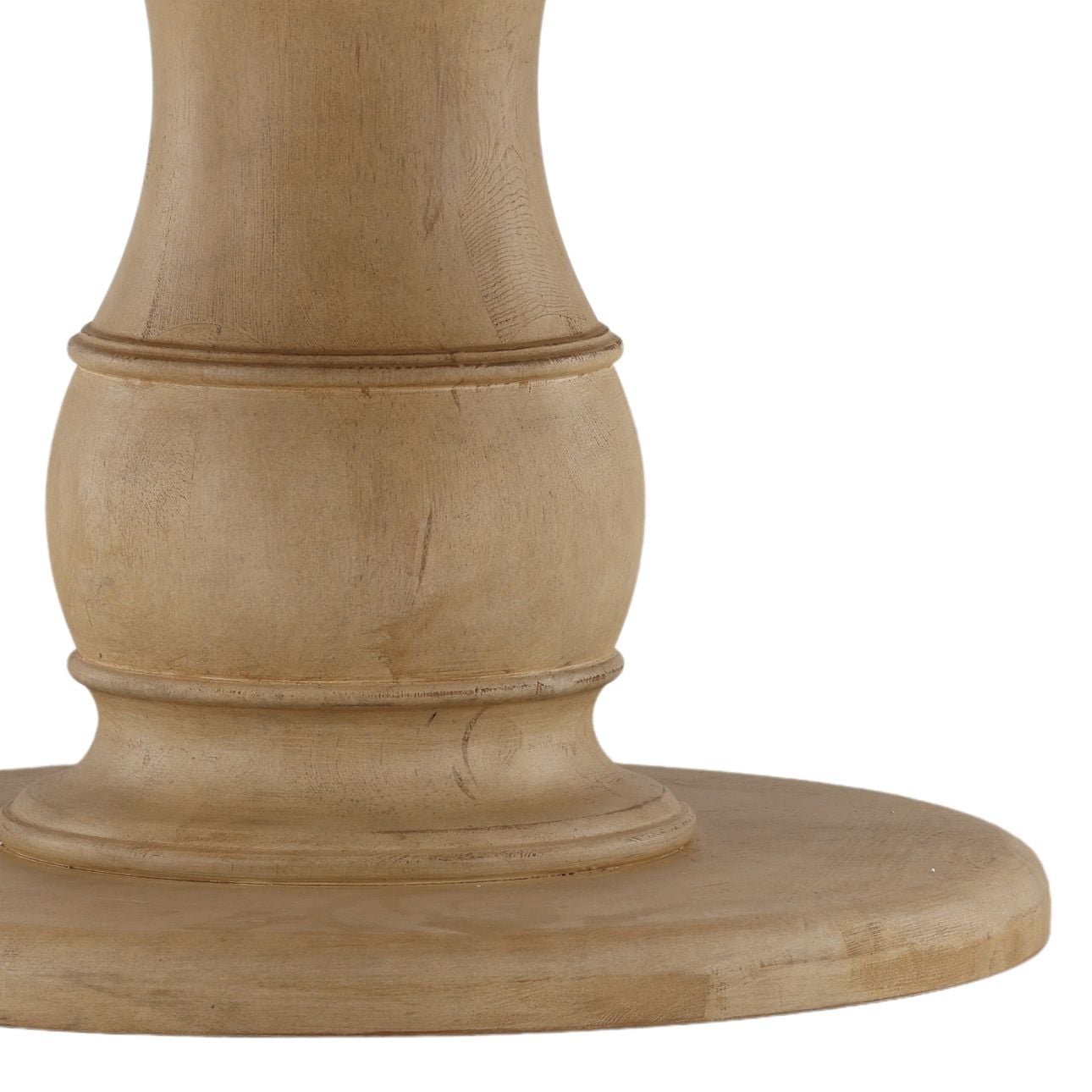 Light Warm Wash Reclaimed Pine Wood Table 59 in Wide