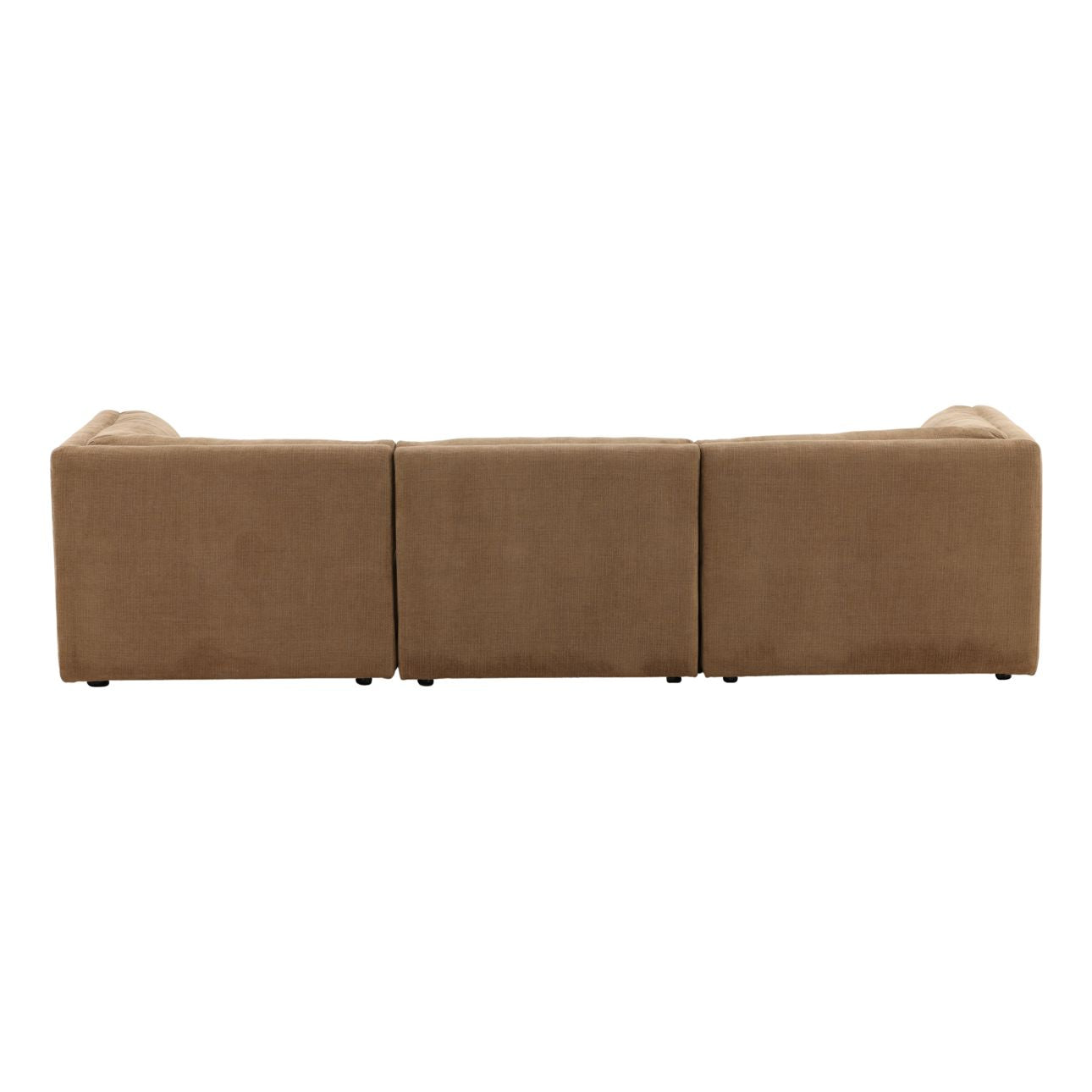 Sepulveda Coco Basketweave Fabric Sofa 113.5 in Wide
