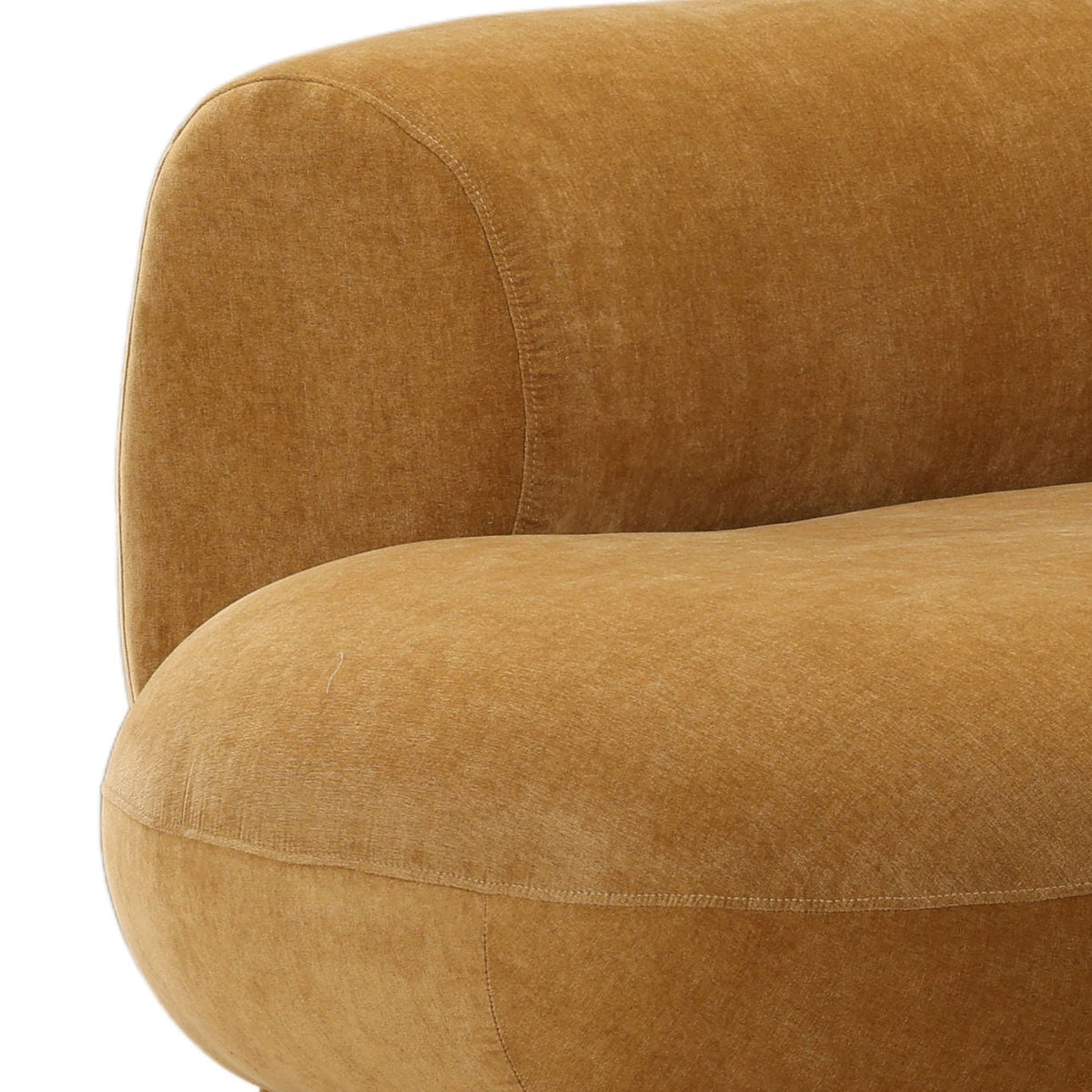 Refined Chenille Fabric Sectional