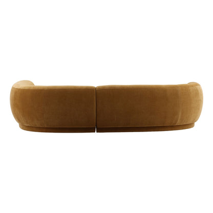 Refined Chenille Fabric Sectional