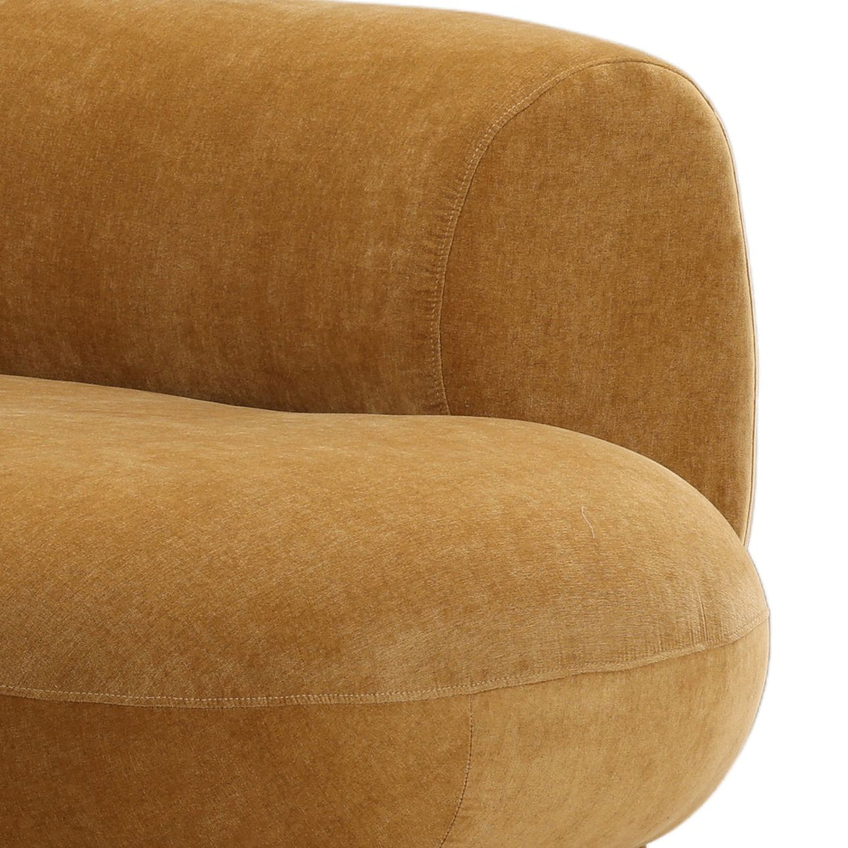 Refined Chenille Fabric Sectional