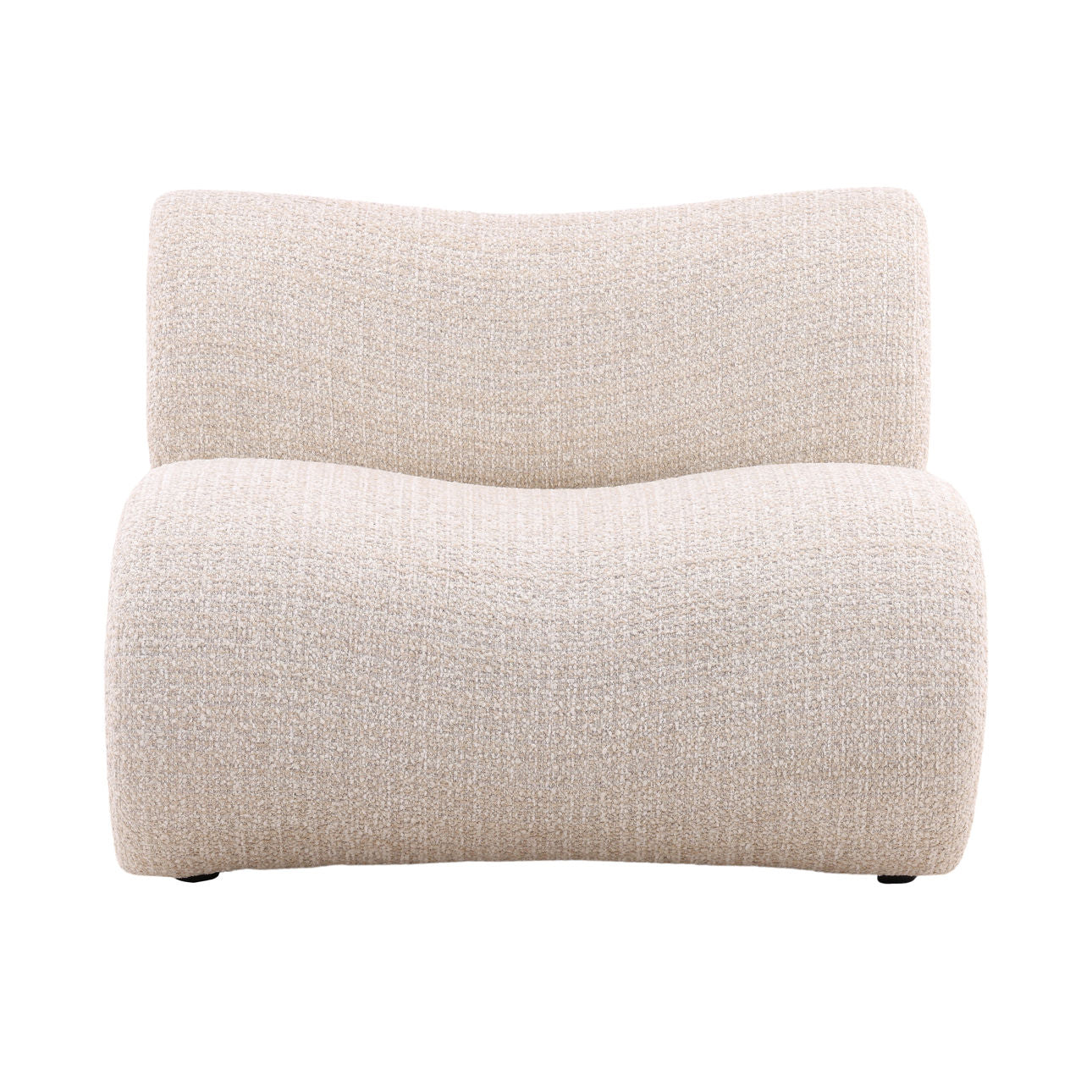 Sand Boucle Fabric Chair 38 in Wide