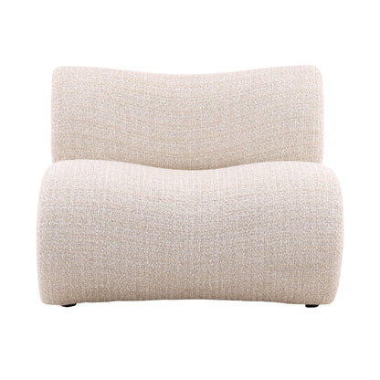 Sand Boucle Fabric Chair 38 in Wide