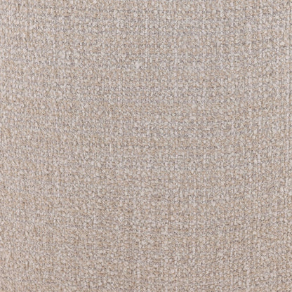 Sand and Brown Boucle Fabric and Ash Wood Chair 35 in Wide