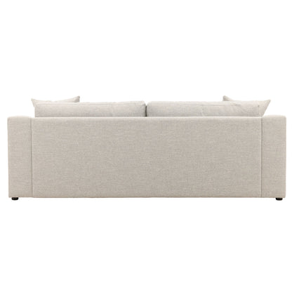 Field Cloud Tweed Fabric Sofa 95 in Wide