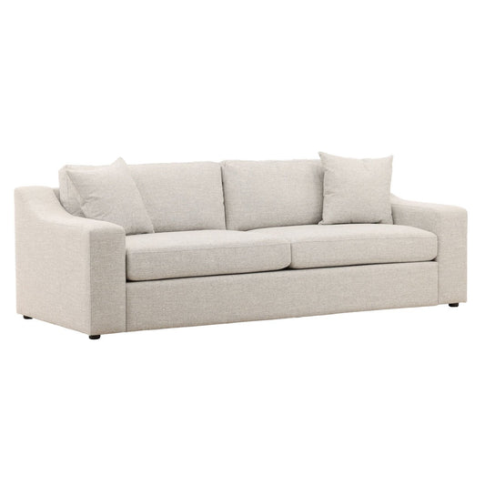 Field Cloud Tweed Fabric Sofa 95 in Wide
