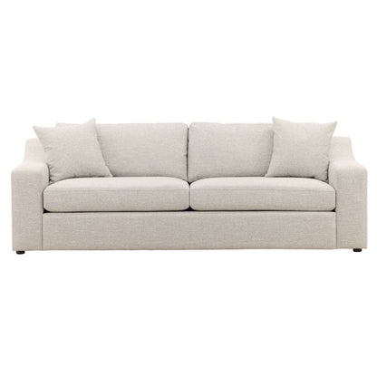 Field Cloud Tweed Fabric Sofa 95 in Wide