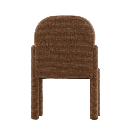 Field Clay Tweed Fabric Chair 22.5 in Wide