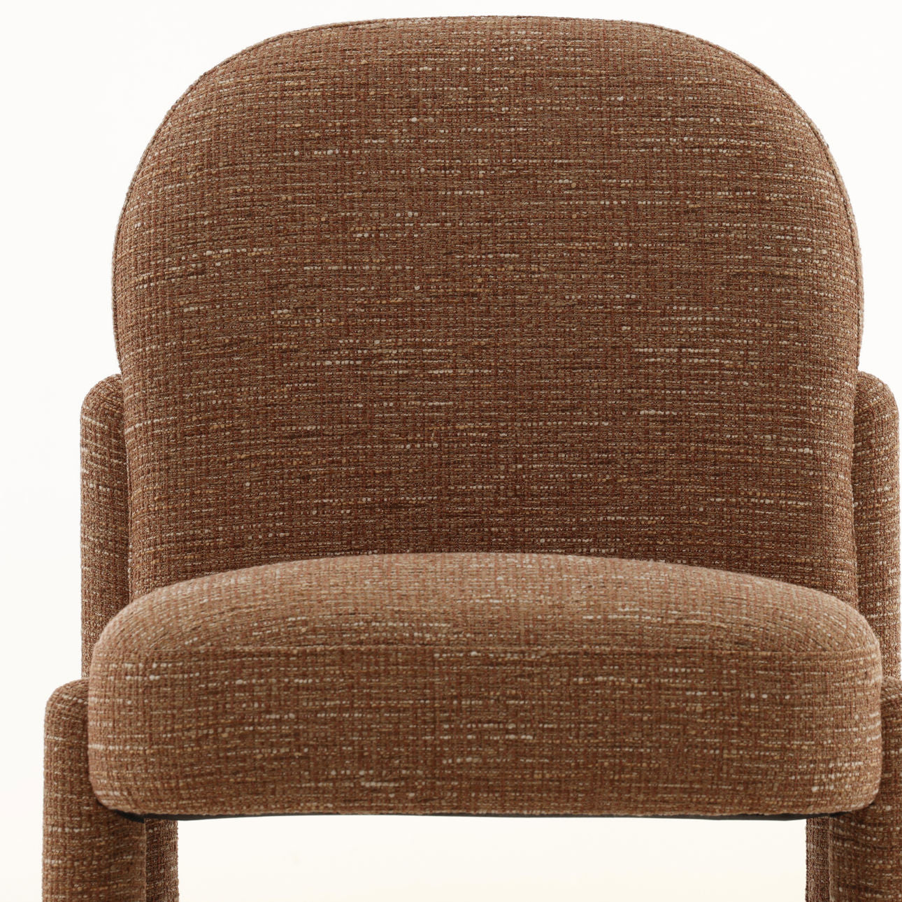 Field Clay Tweed Fabric Chair 22.5 in Wide