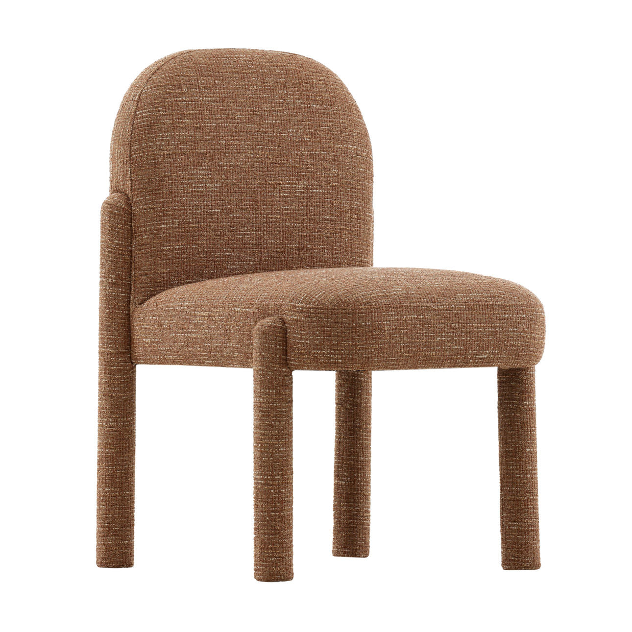 Field Clay Tweed Fabric Chair 22.5 in Wide
