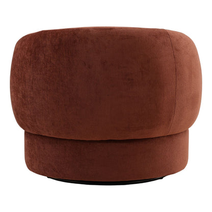 Crafted Chenille Fabric and Rubber Wood Home Accent