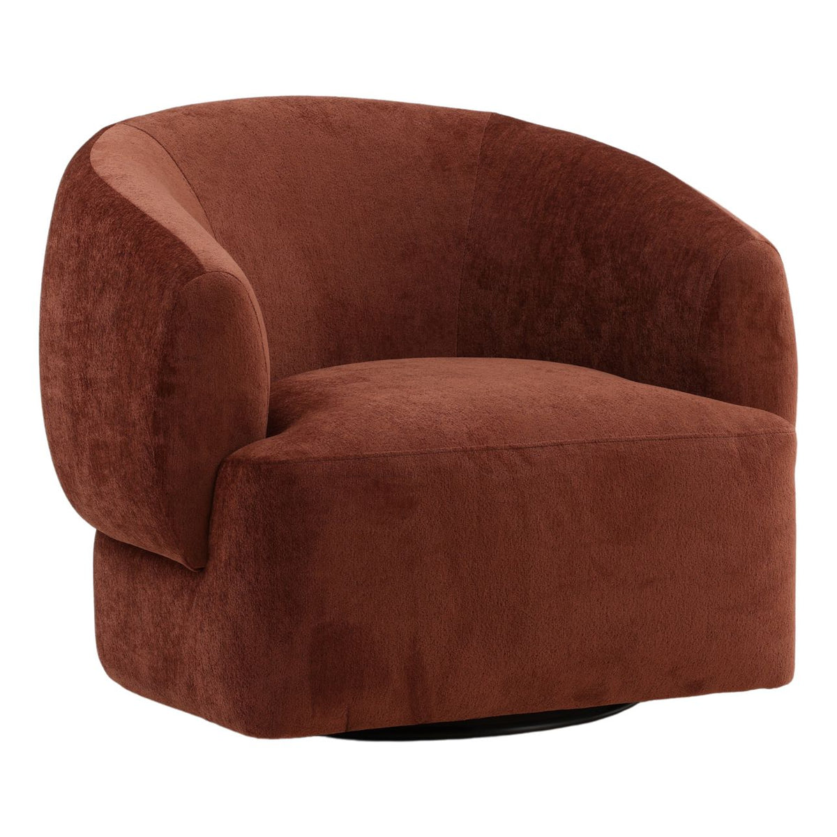 Crafted Chenille Fabric and Rubber Wood Home Accent