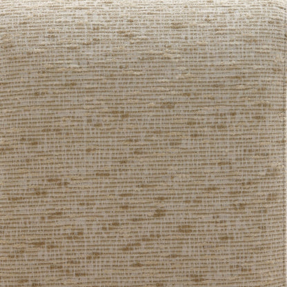 Figueroa Cream and Light Natural Textured Striped Chenille Fabric and Rubber Wood Bench 61.5 in Wide