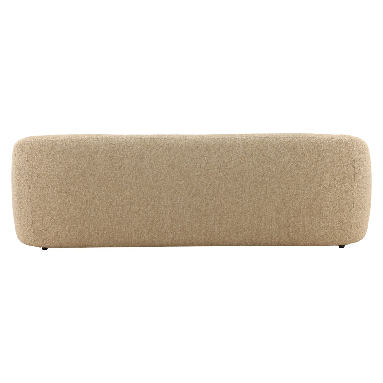 Avalon Fawn Chunky Boucle Fabric Sofa 94.5 in Wide