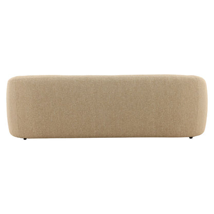 Avalon Fawn Chunky Boucle Fabric Sofa 94.5 in Wide