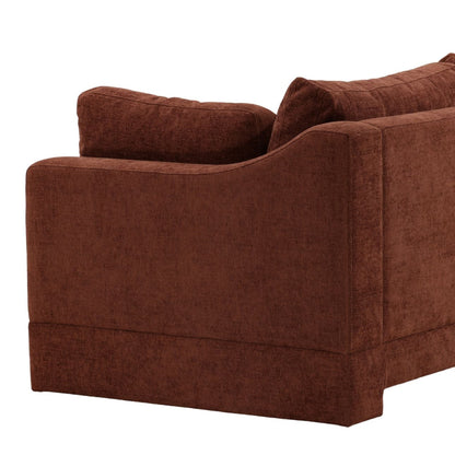 Artisan Basketweave Tweed Fabric Sofa