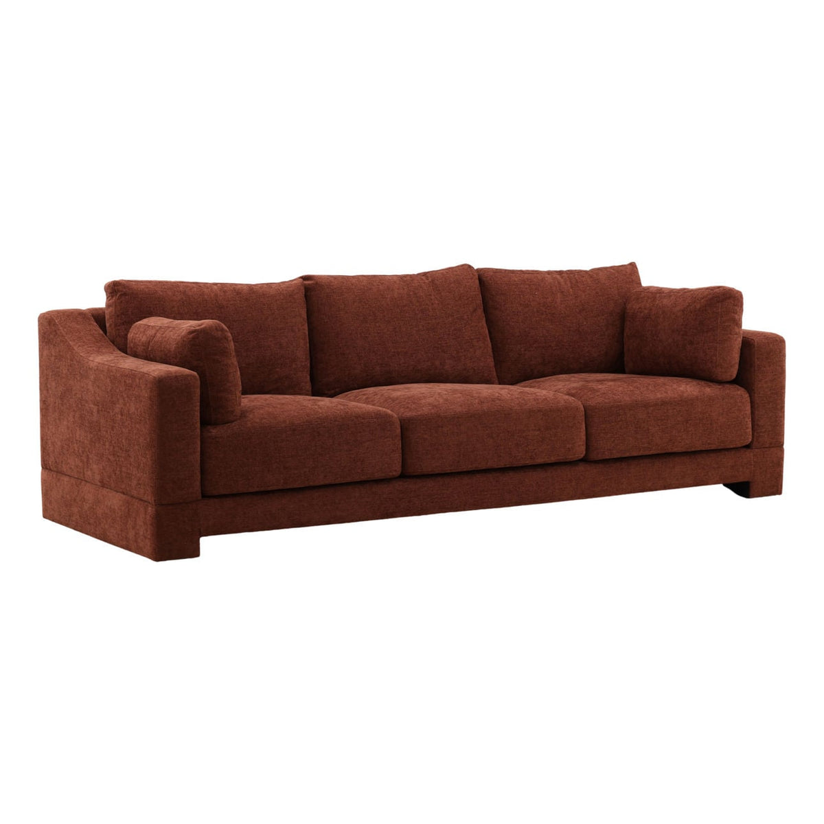 Artisan Basketweave Tweed Fabric Sofa