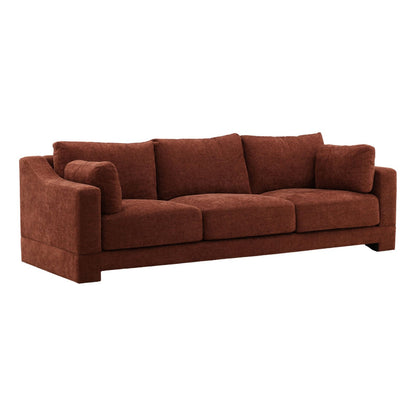 Artisan Basketweave Tweed Fabric Sofa