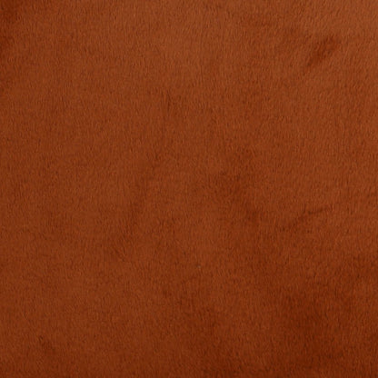 Orange Faux Fur Fabric Pillow 22 in Wide