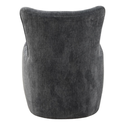 Blue Two-Tone Velvet Fabric Chair 29 in Wide