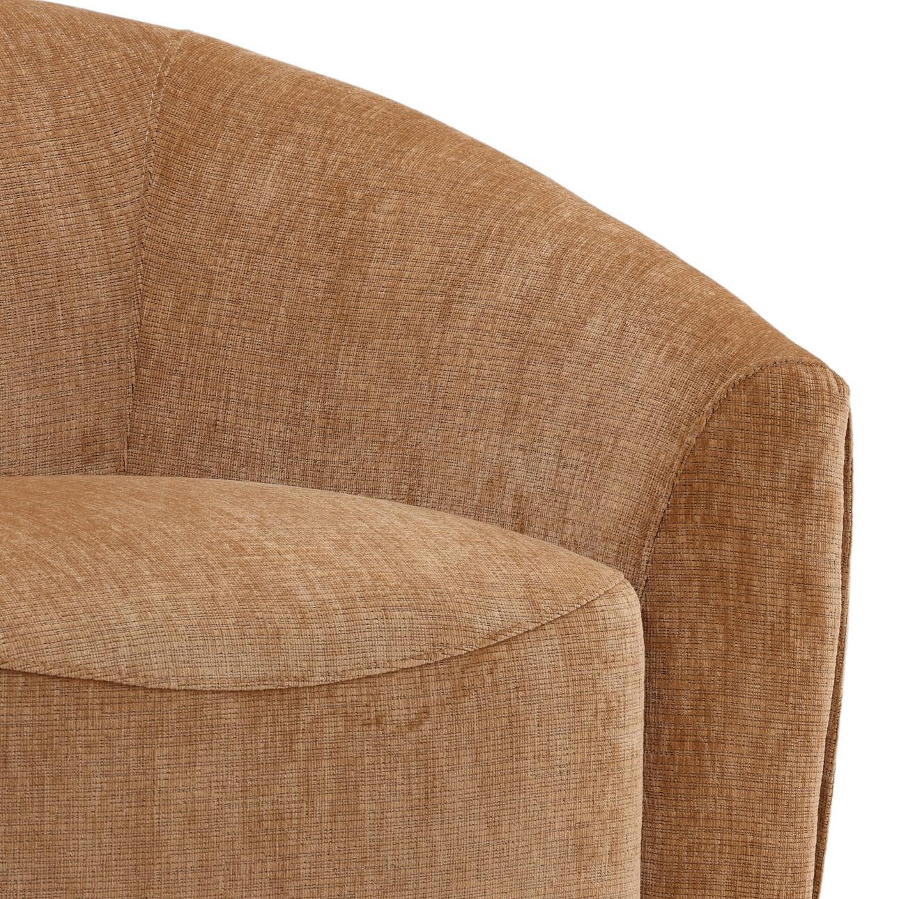 Rose Chenille Fabric Chair 36 in Wide
