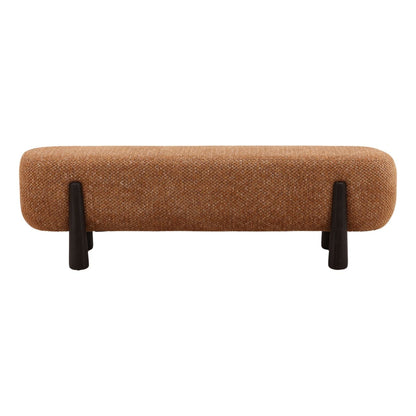 Heritage Chunky Woven Chenille Fabric Bench