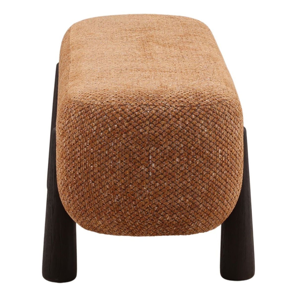 Heritage Chunky Woven Chenille Fabric Bench