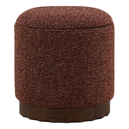 Signature Textured Chenille Fabric and Elm Wood Home Accent