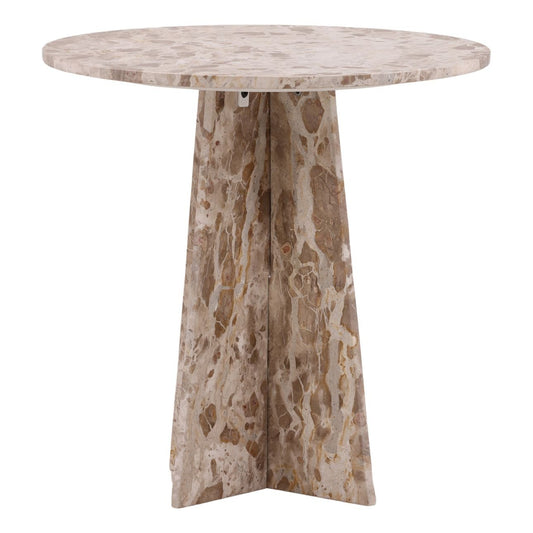 Beige Tendu Marble Table 30 in Wide
