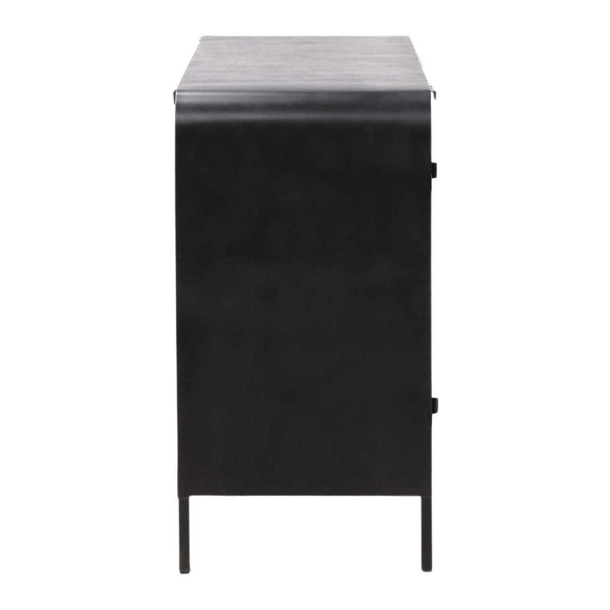 Elevated Iron and Glass Cabinet