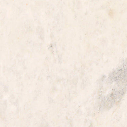 White and Antique Brass Marble and Iron Table 20 in Wide