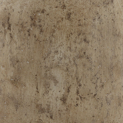 Beige Paper Mache Vase 12 in Wide