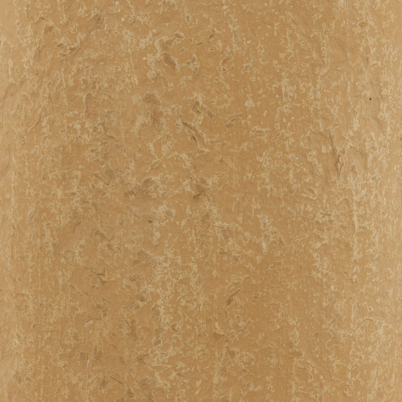 Brown Paper Mache Vase 11 in Wide