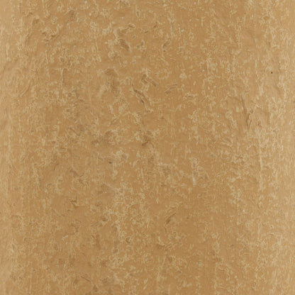 Brown Paper Mache Vase 11 in Wide