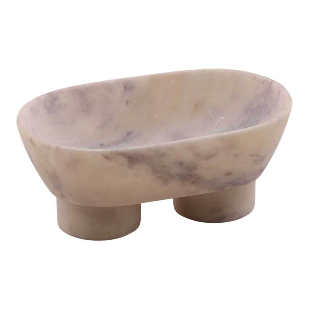 White Marble Bowl 10 in Wide